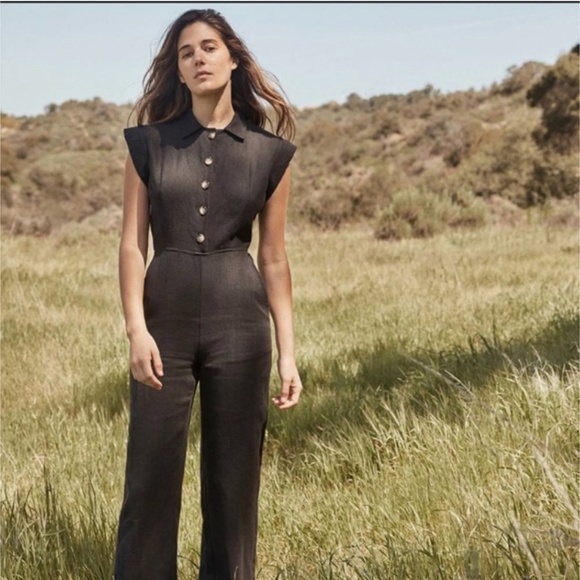 Christy Dawn Phoebe Linen Jumpsuit - Picture 1 of 6